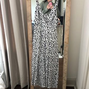 Animal print jumpsuit